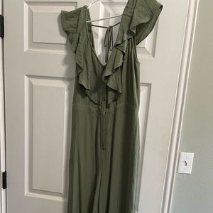Olive Green Jumpsuit